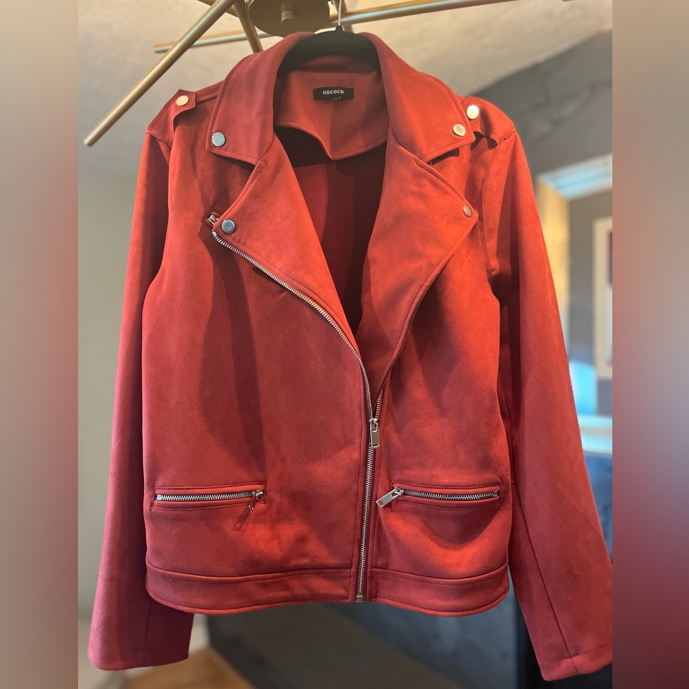 Soft, faux suede, everyday jacket